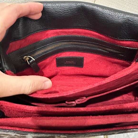 Bally Horsehair Leopard-Pattern Bag - Picture 7 of 15